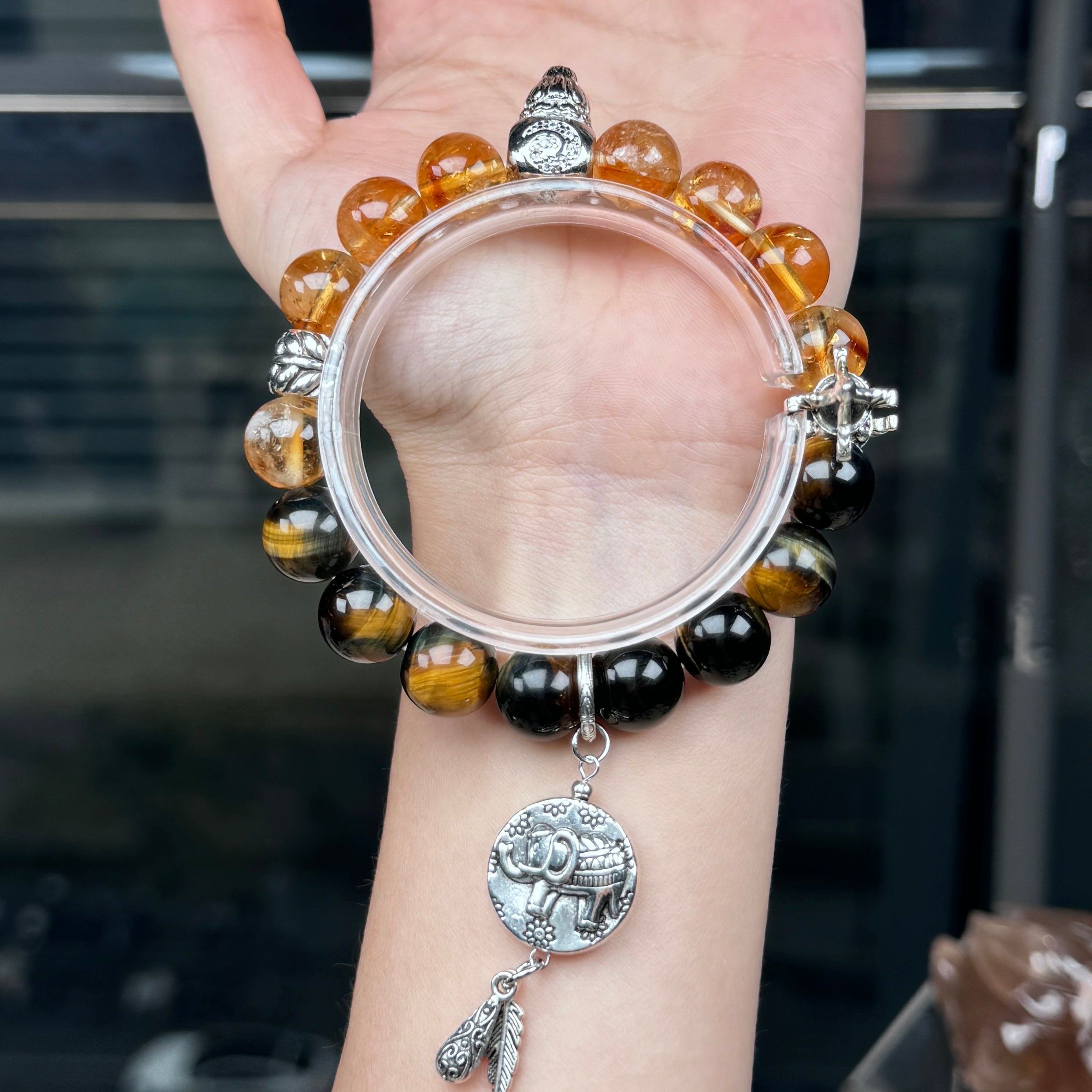 TGS DESIGN YELLOW TIGER EYE+CITRINE