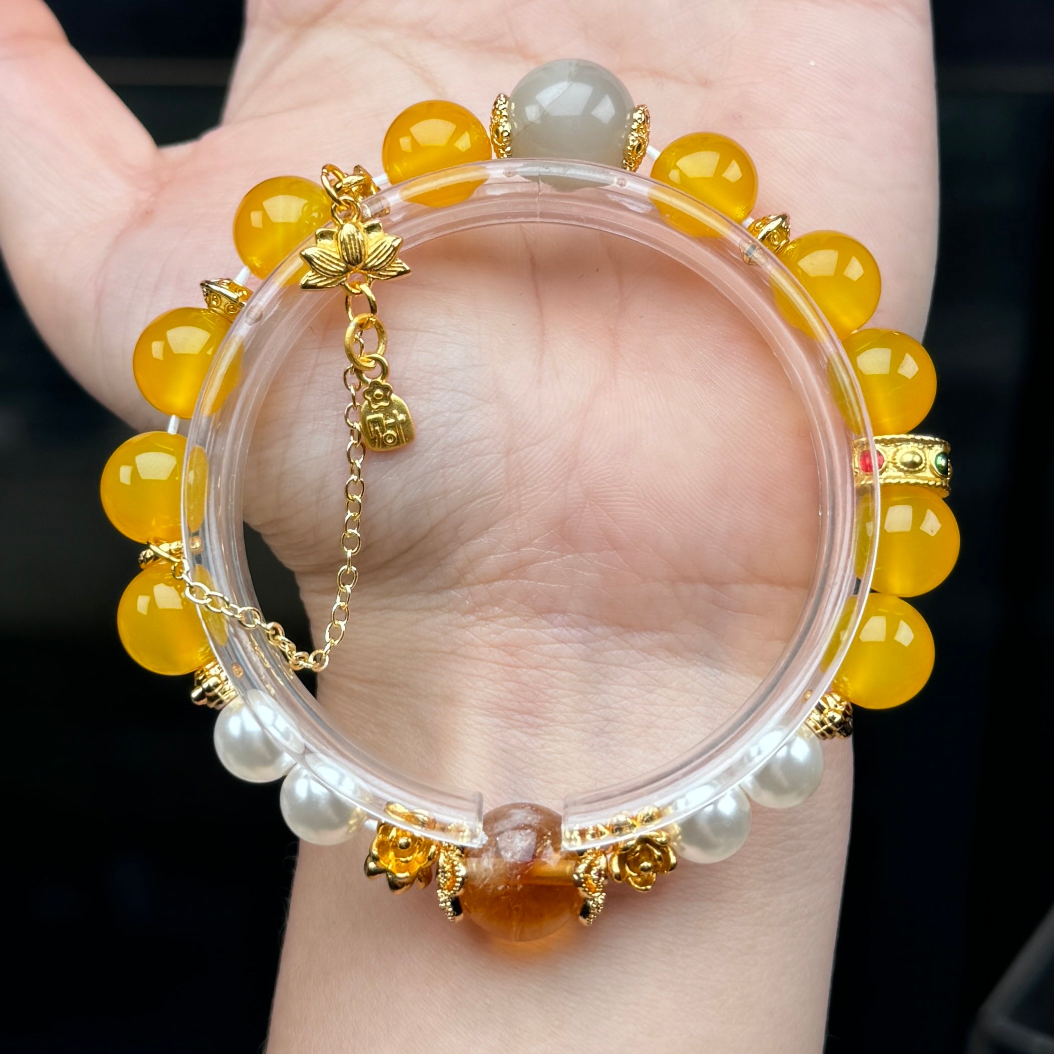 TGS DESIGN ORANGE AGATE+CITRINE